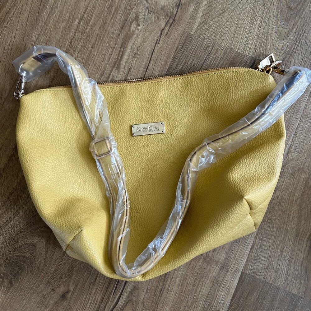 Bebe Butter Yellow Shoulder Bag - New Without Tags